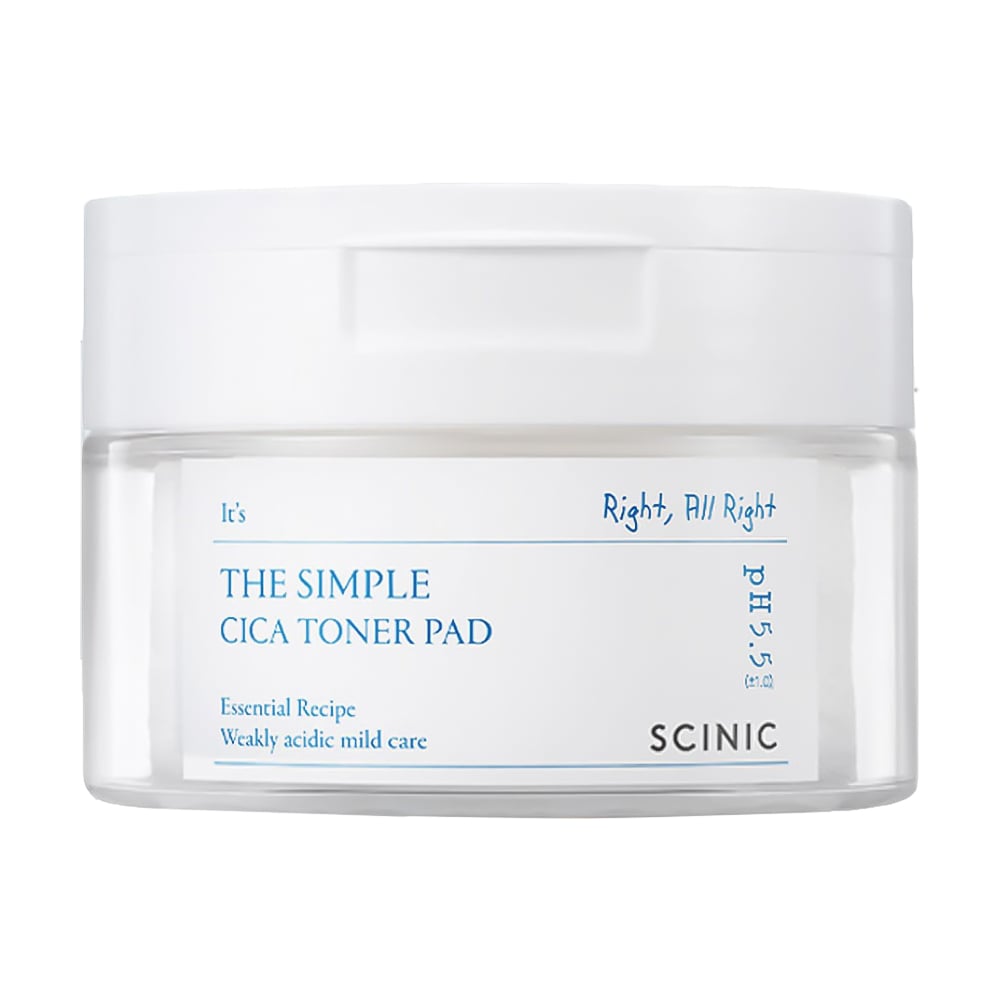 Тонер-пади для обличчя Scinic The Simple Cica Toner Pad, 60 шт