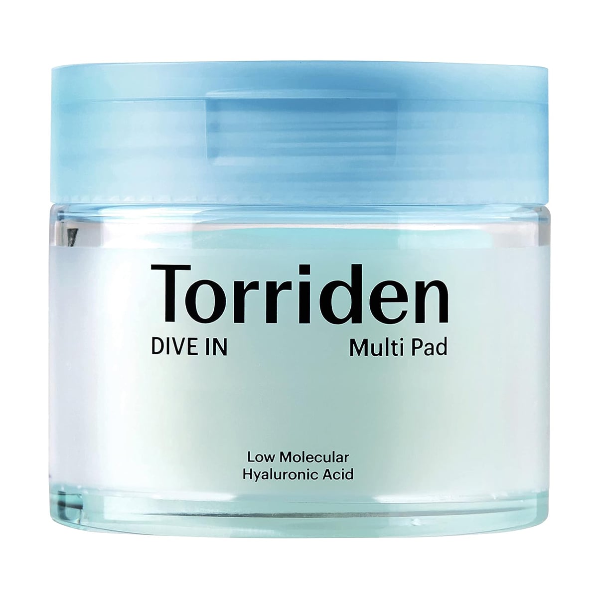 Тонер-пади для обличчя Torriden Dive In Low Molecular Hyaluronic Acid Multi Pad з гіалуроновою кислотою, 80 шт