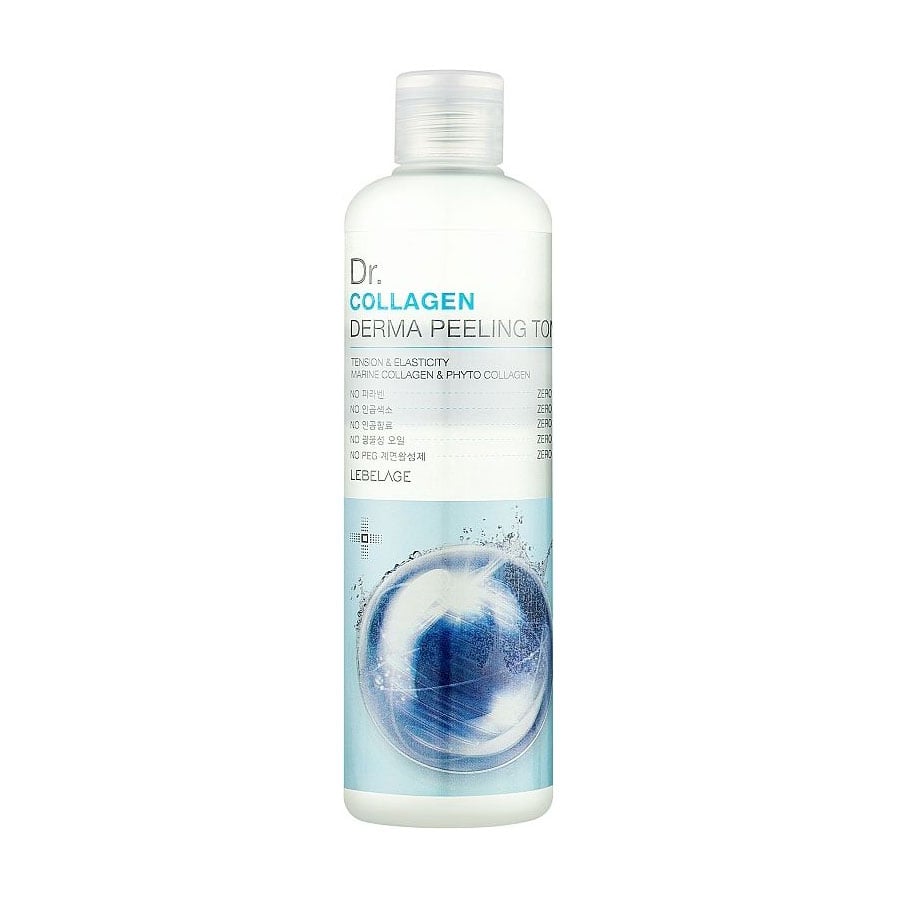 Тонер-пілінг для обличчя Lebelage Dr. Collagen Derma Peeling Toner, 310 мл