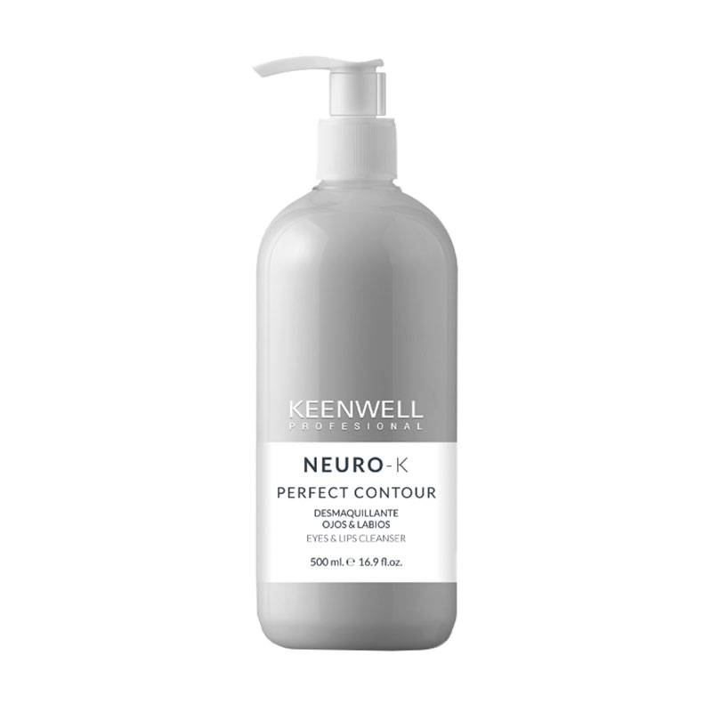 Тонік для делікатного зняття макіяжу з очей та губ Keenwell Neuro-K Perfect Contour Eyes &amp; Lips Cleanser, 500 мл