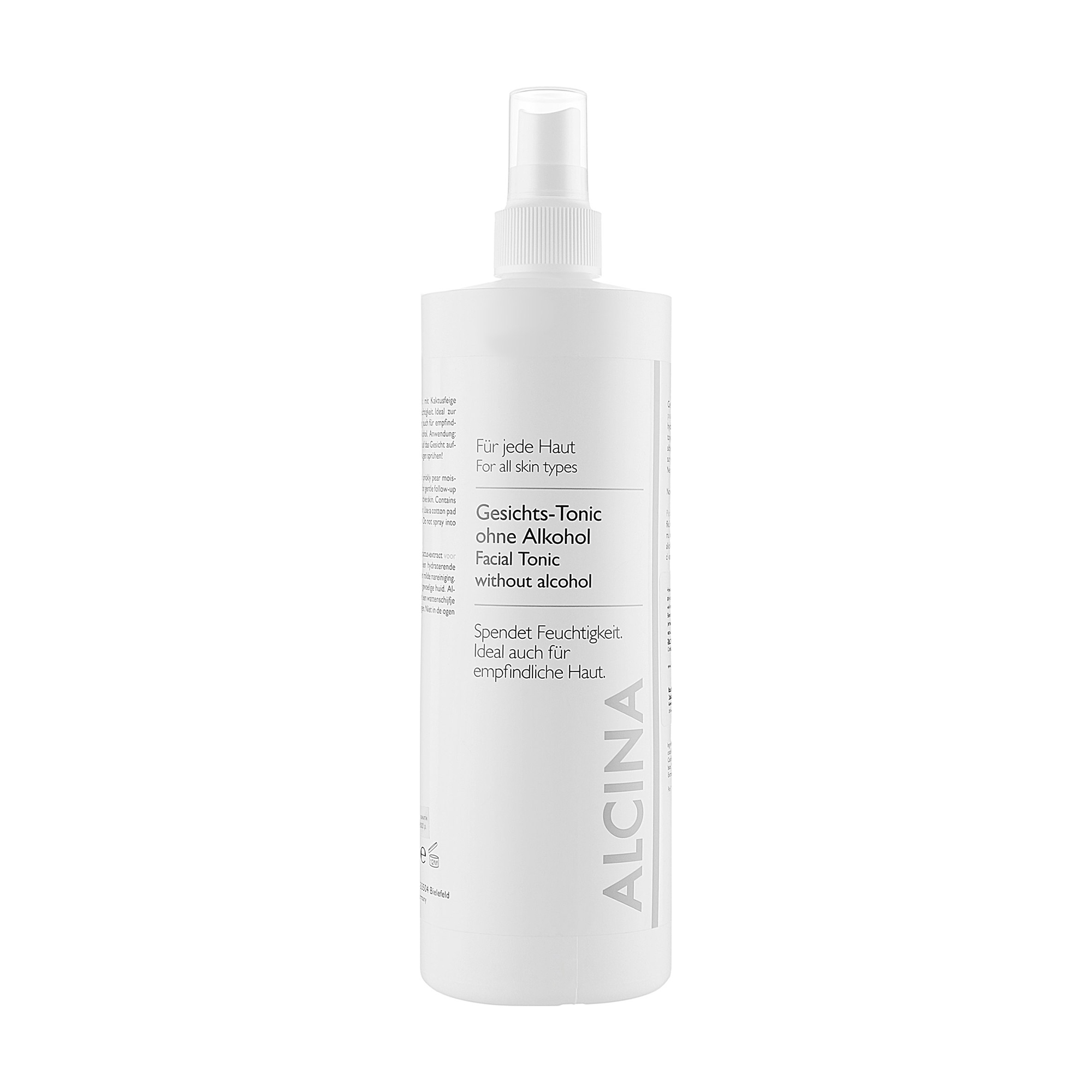 Тонік для обличчя, без спирту Alcina Facial Tonic Without Alcohol для всіх типів шкіри, 500 мл