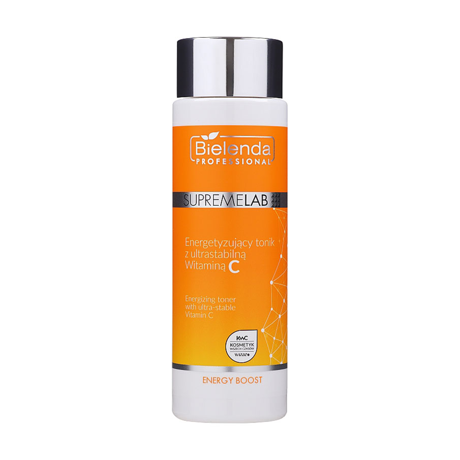 Тонік для обличчя Bielenda Professional Supremelab Energy Boost Toner зі стабільним вітаміном С, 200 мл