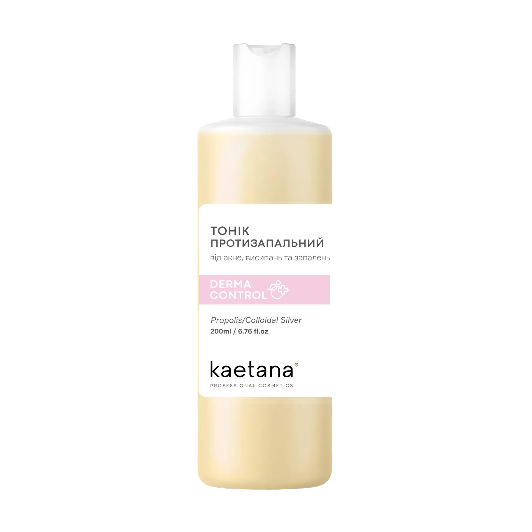 Тонік для обличчя Kaetana Derma Control від акне, висипань та запалень, для проблемної шкіри, 200 мл