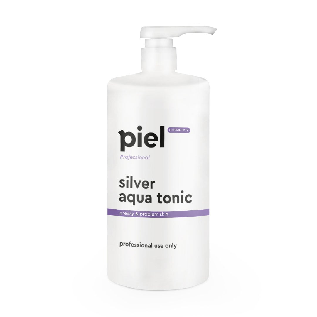 Тонік для обличчя Piel Cosmetics Professional Silver Aqua Tonic для проблемної шкіри, для професійного використання, 1 л