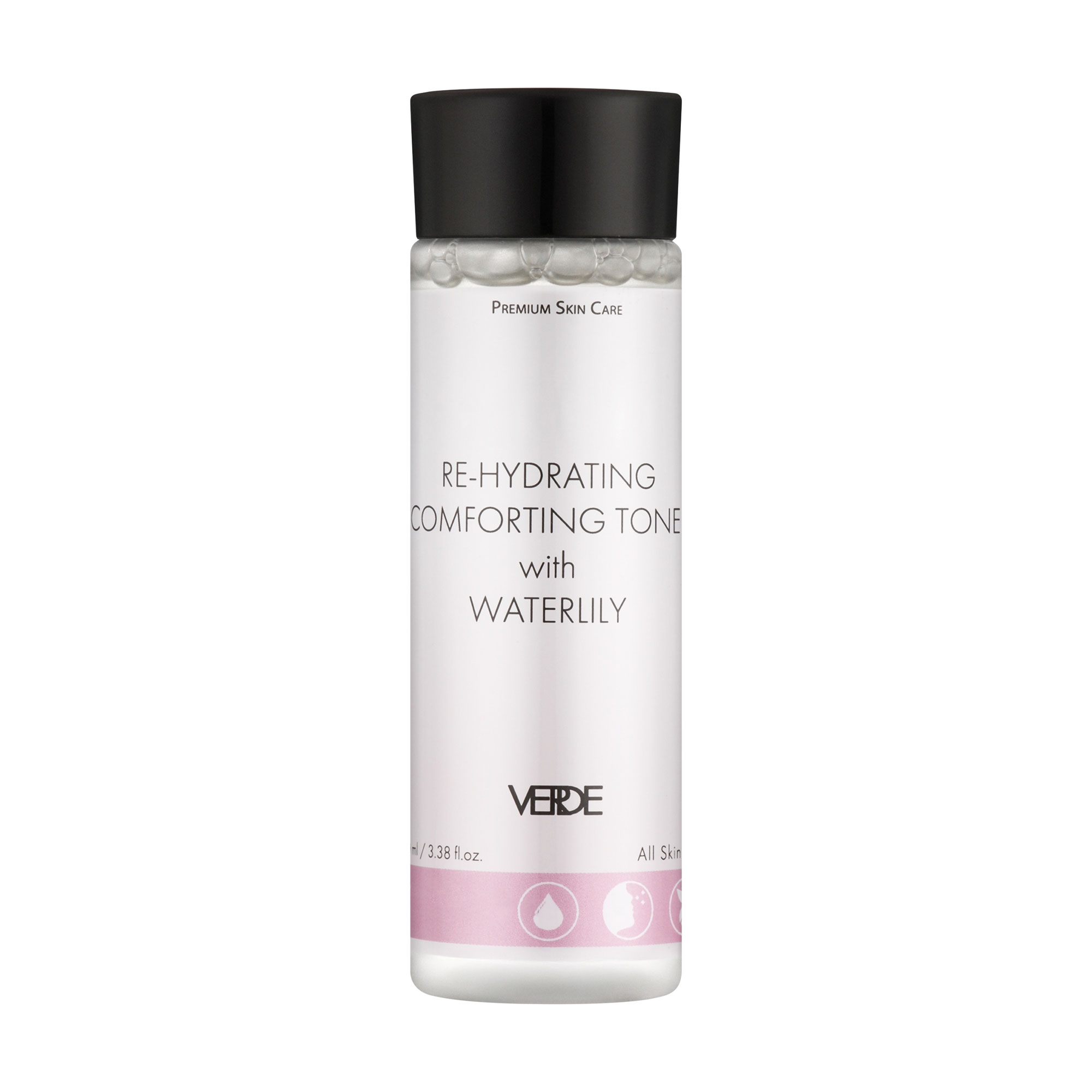 Тонік для обличчя Verde Re-Hydrating Comforting Toner з екстрактом водяної лілії, 100 мл