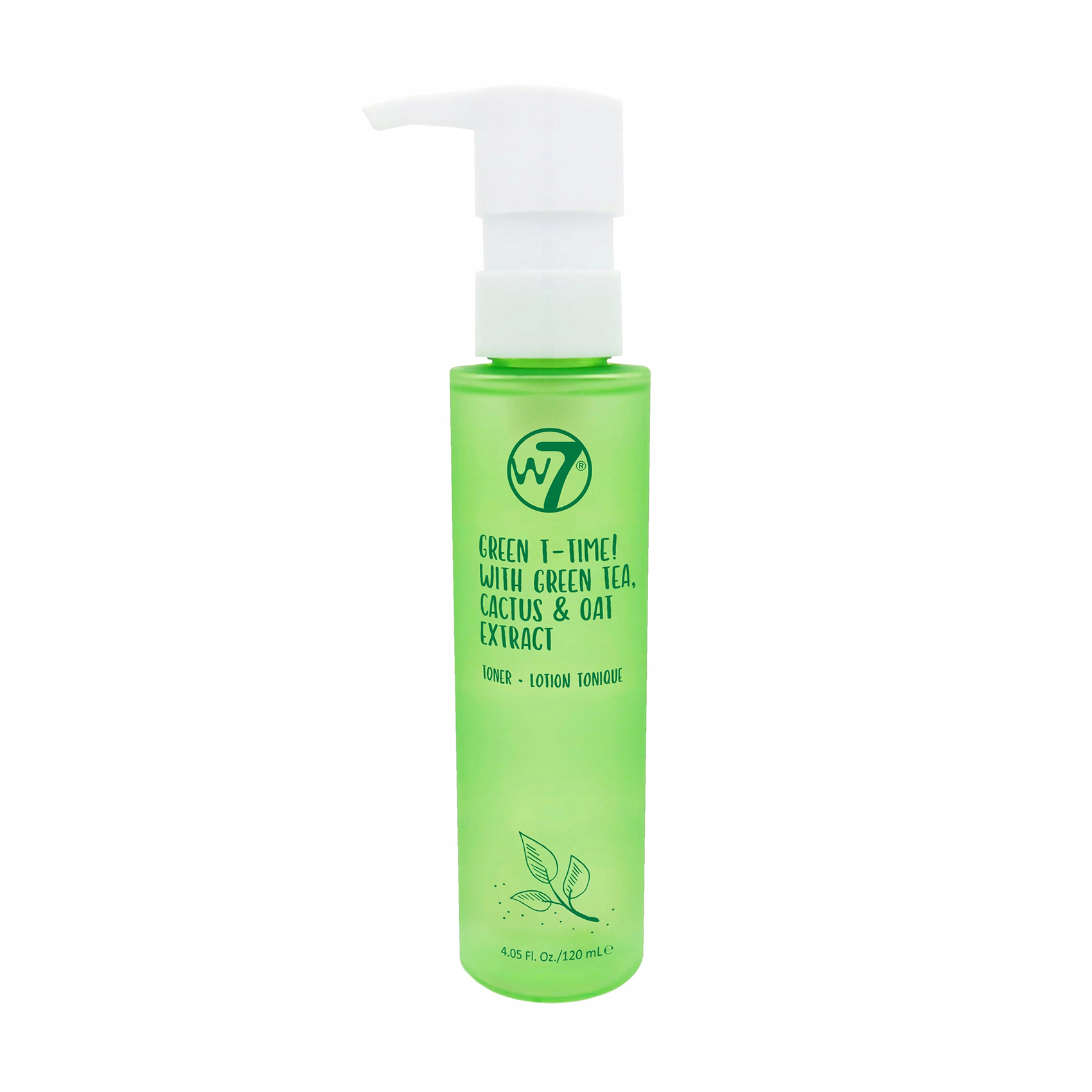 Тонік для обличчя W7 Green T-Time With Green Tea, Cactus &amp; Oat Extract Toner, 120 мл