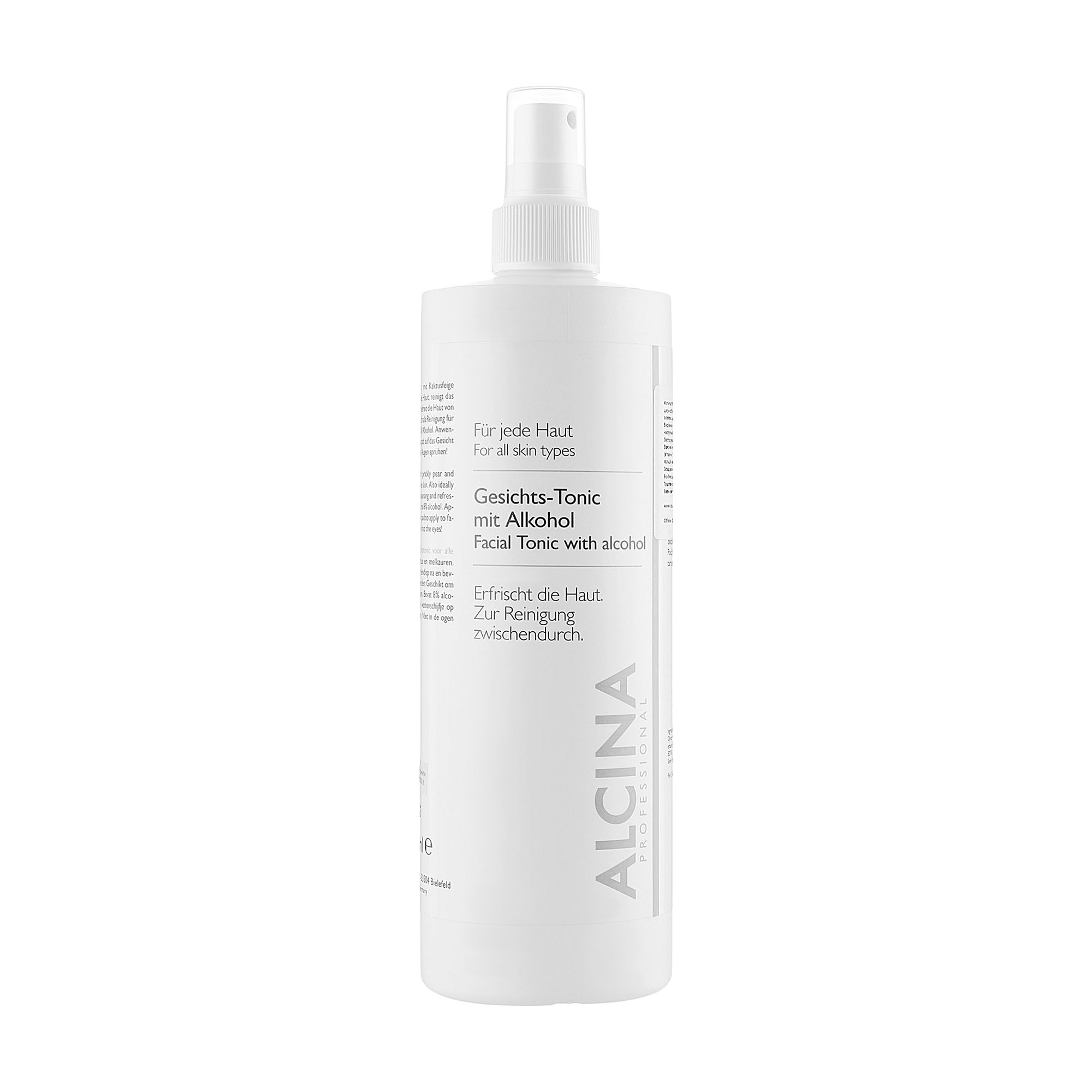 Тонік для обличчя зі спиртом Alcina Facial Tonic with alcohol для всіх типів шкіри, 500 мл
