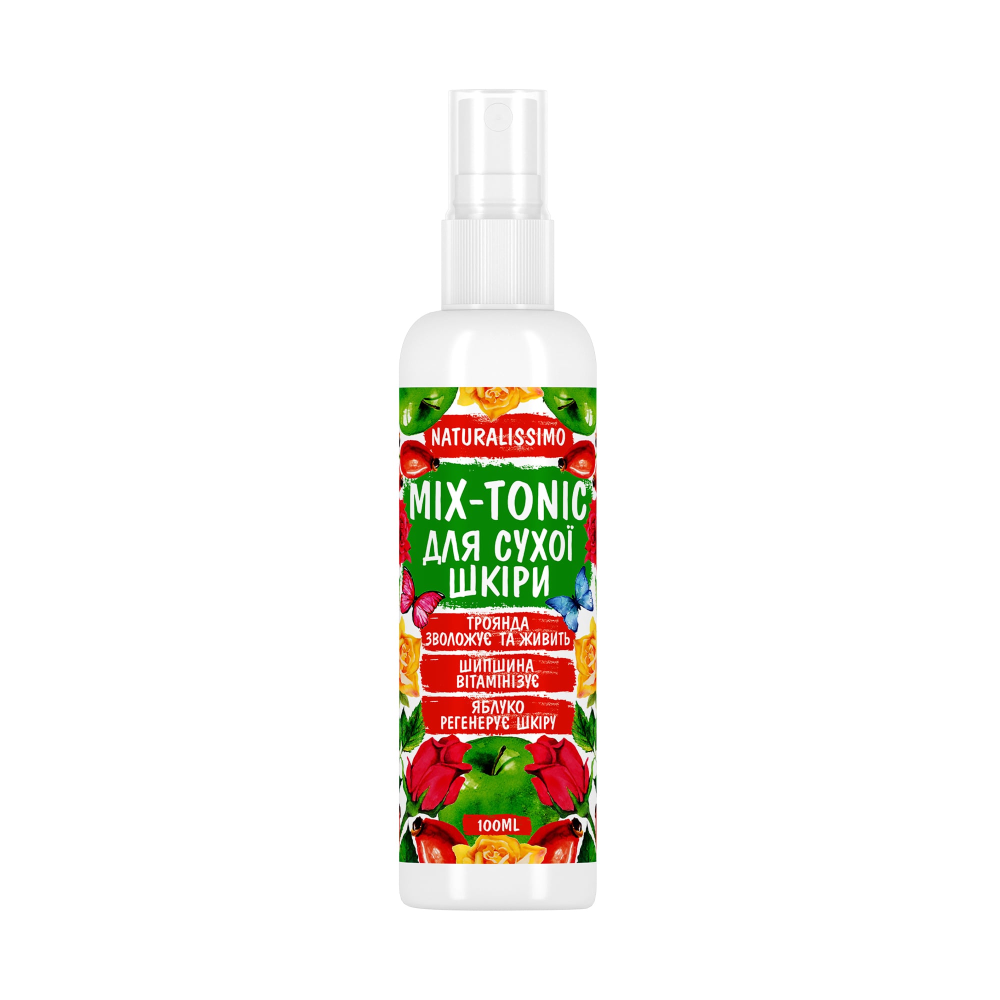 Тонік для сухої шкіри обличчя Naturalissimo Mix-Tonic, 100 мл