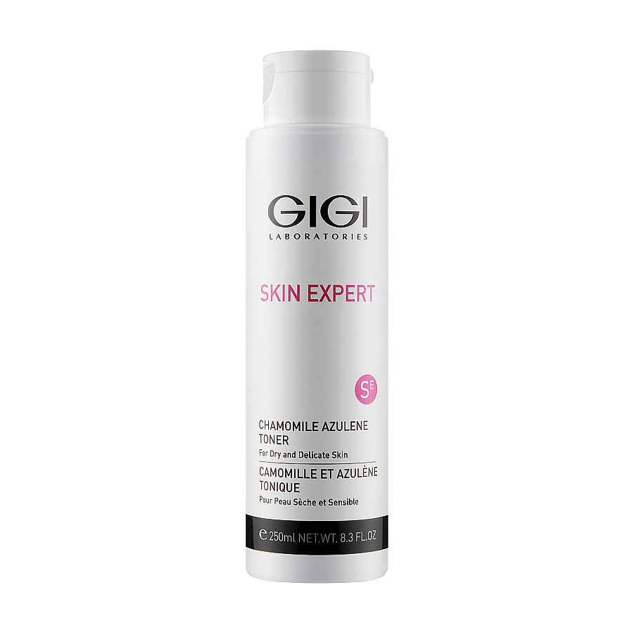 Тонік Gigi Camomile Azulene Cleansing Toner для сухої та чутливої шкіри обличчя, 250 мл