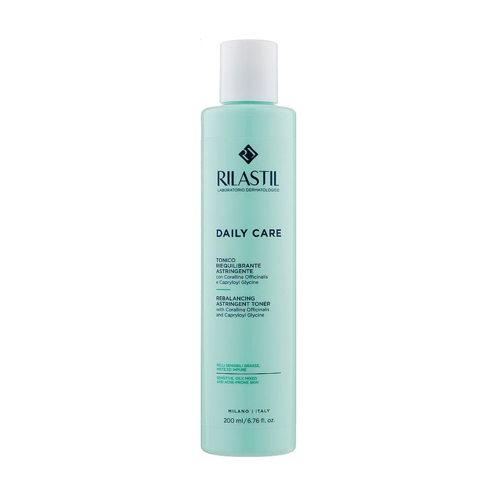 Тонік Rilastil Daily Care Rebalancing Astringent Toner для схильної до жирності шкіри обличчя, 200 мл