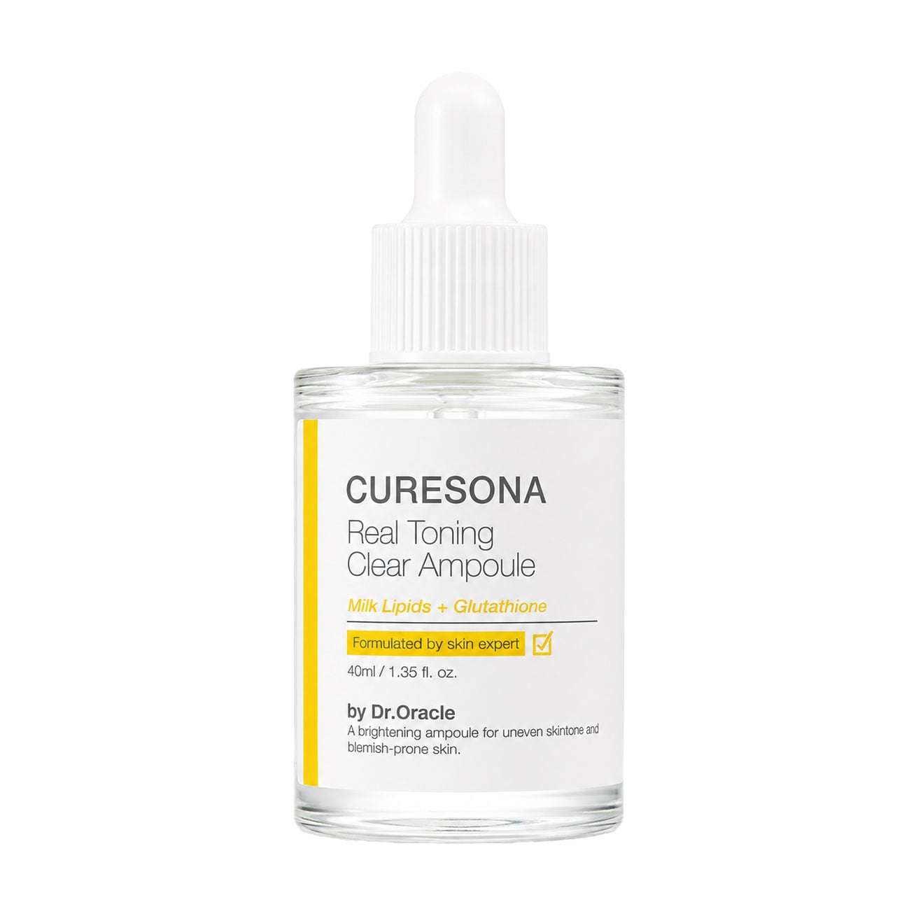 Тонізовальна сироватка для обличчя CURESONA Real Toning Clear Ampoule, 40 мл