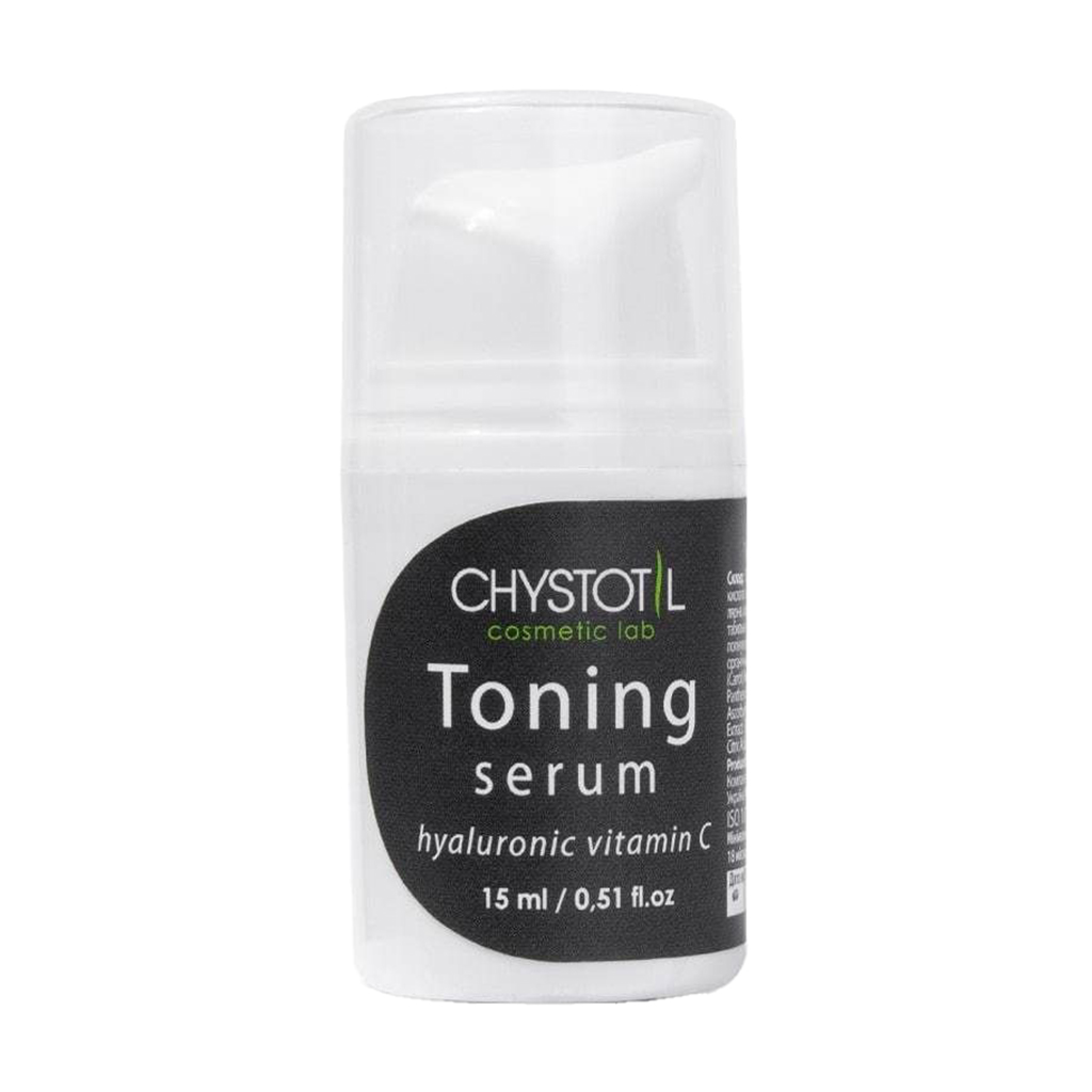 Тонізувальна гіалуронова сироватка для обличчя Chystotil Toning Serum, 15 мл