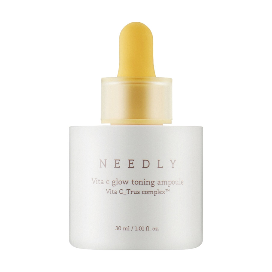 Тонізувальна сироватка для обличчя Needly Vita C Glow Toning Ampoule для сяйва шкіри, з вітаміном С, 30 мл