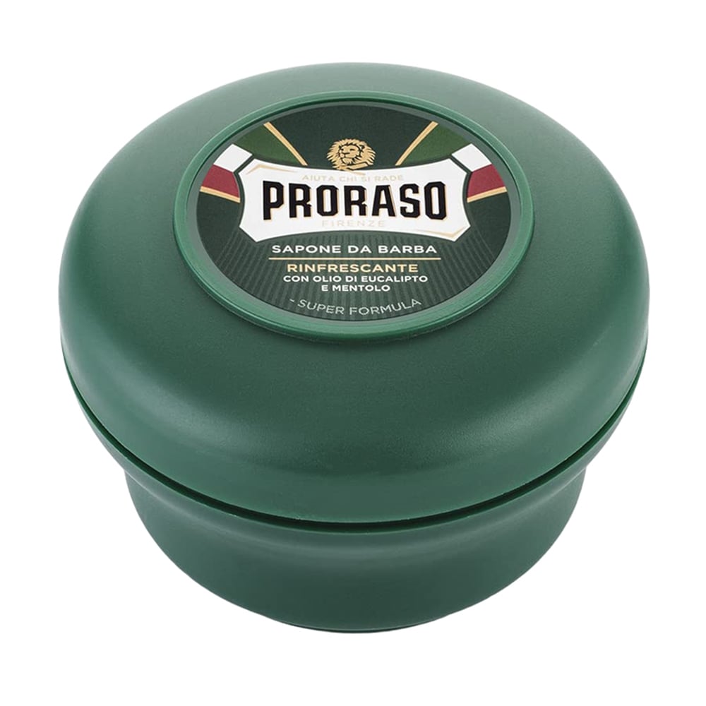 Тонізувальне мило для гоління Proraso Green Line Refreshing Shaving Soap з екстрактом евкаліпту та ментолу, 150 мл