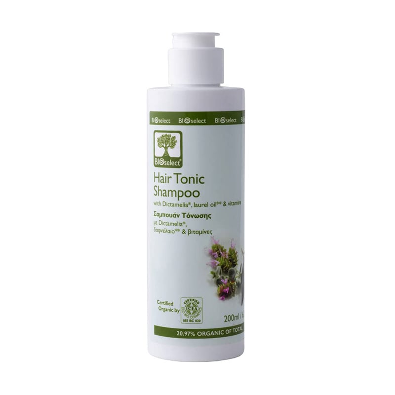 Тонізувальний шампунь BIOselect Hair Tonic Shampoo з диктамелією, лавровою олією та вітамінами, 200 мл