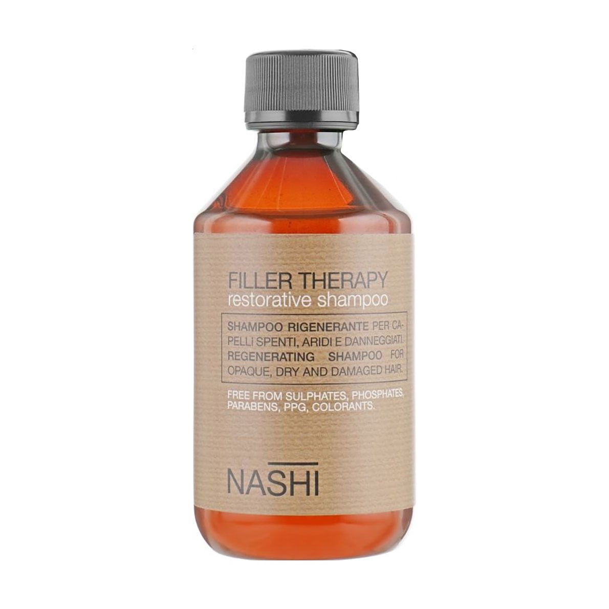 Тонізувальний шампунь для волосся Nashi Argan Filler Therapy Restorative Shampoo, 250 мл