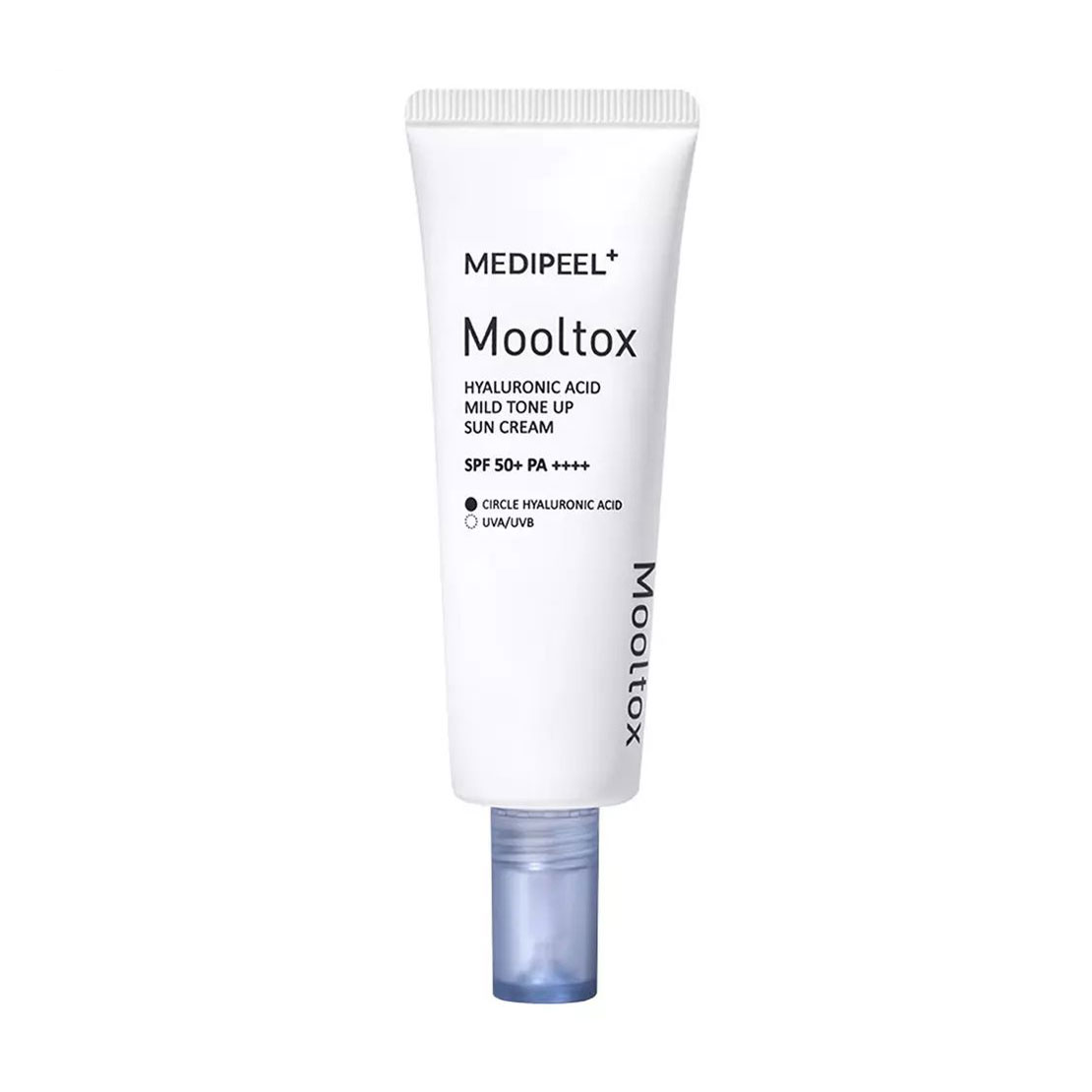 Тонізуювальний сонцезахисний крем для обличчя Medi-Peel Mooltox Hyaluronic Acid Mild Tone Up Sun Cream, SPF 50+ PA ++++, 50мл