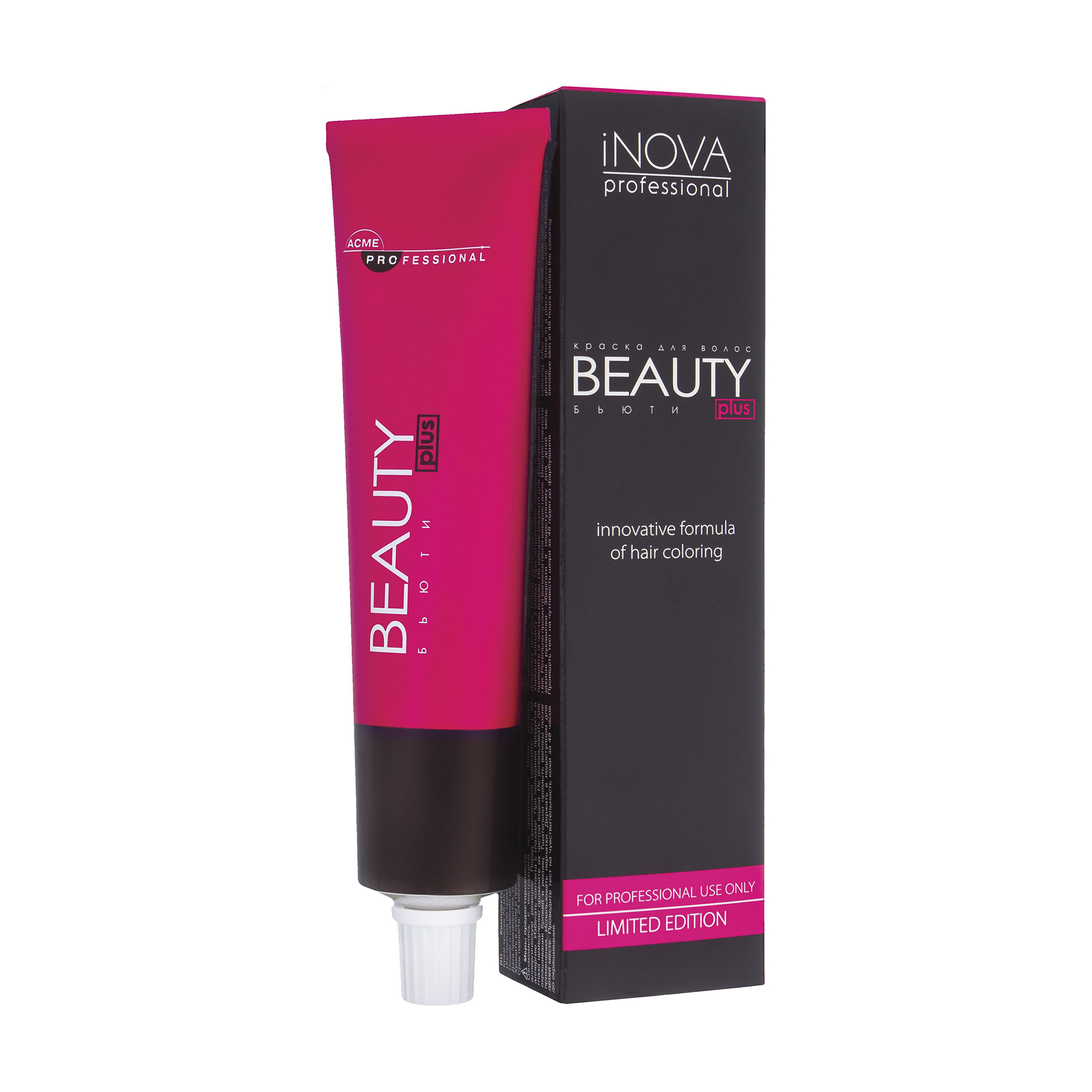 Тонувальна фарба-ламінація для волосся jNOWA Professional Beauty Plus 8/46 Рожеве дерево, 75 мл
