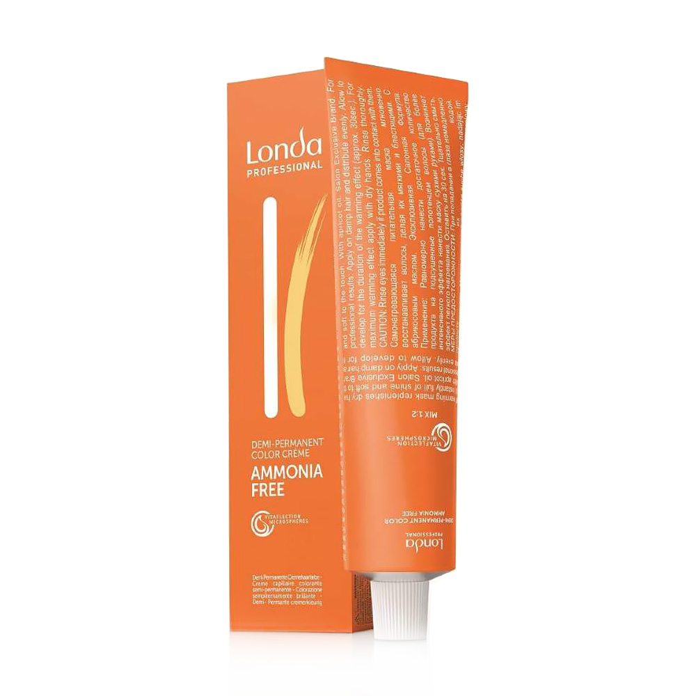 Тонувальна крем-фарба Londa Professional Londacolor Demi Permanent 2/0 Чорний, 60 мл