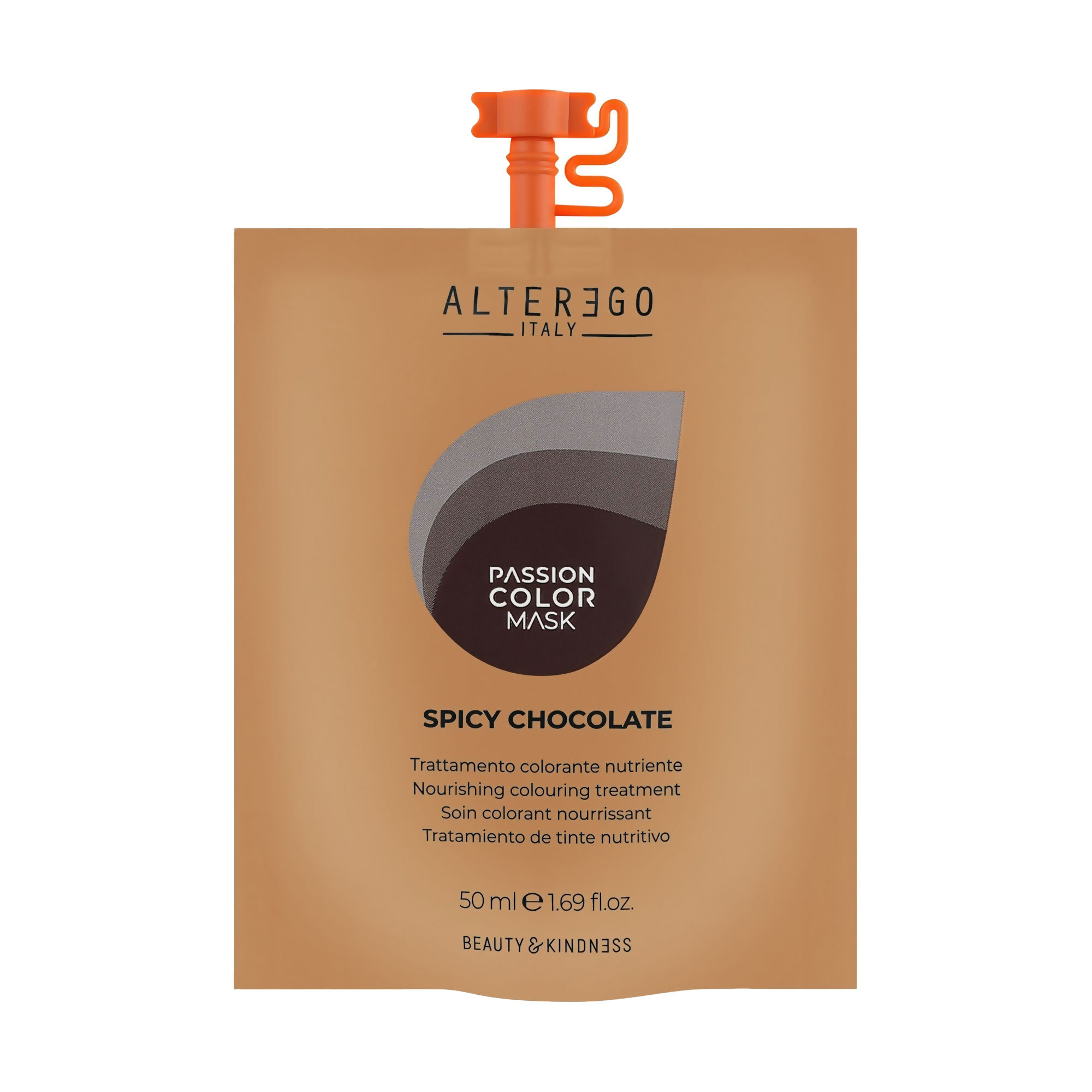 Тонувальна маска для волосся Alter Ego Passion Color Mask, Spicy Chocolate, 50 мл