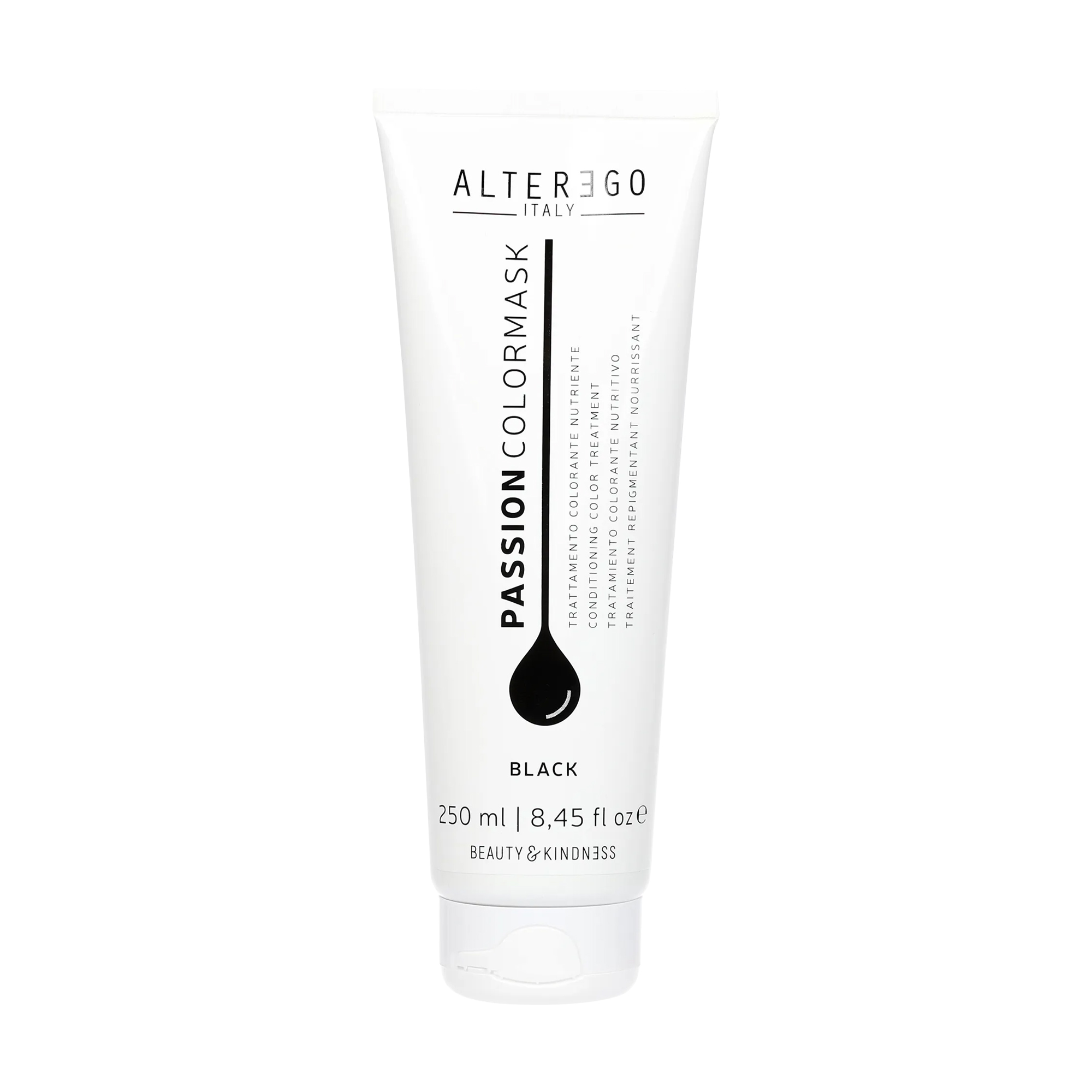 Тонувальна маска для волосся Alter Ego Passion Color Mask Black, 250 мл