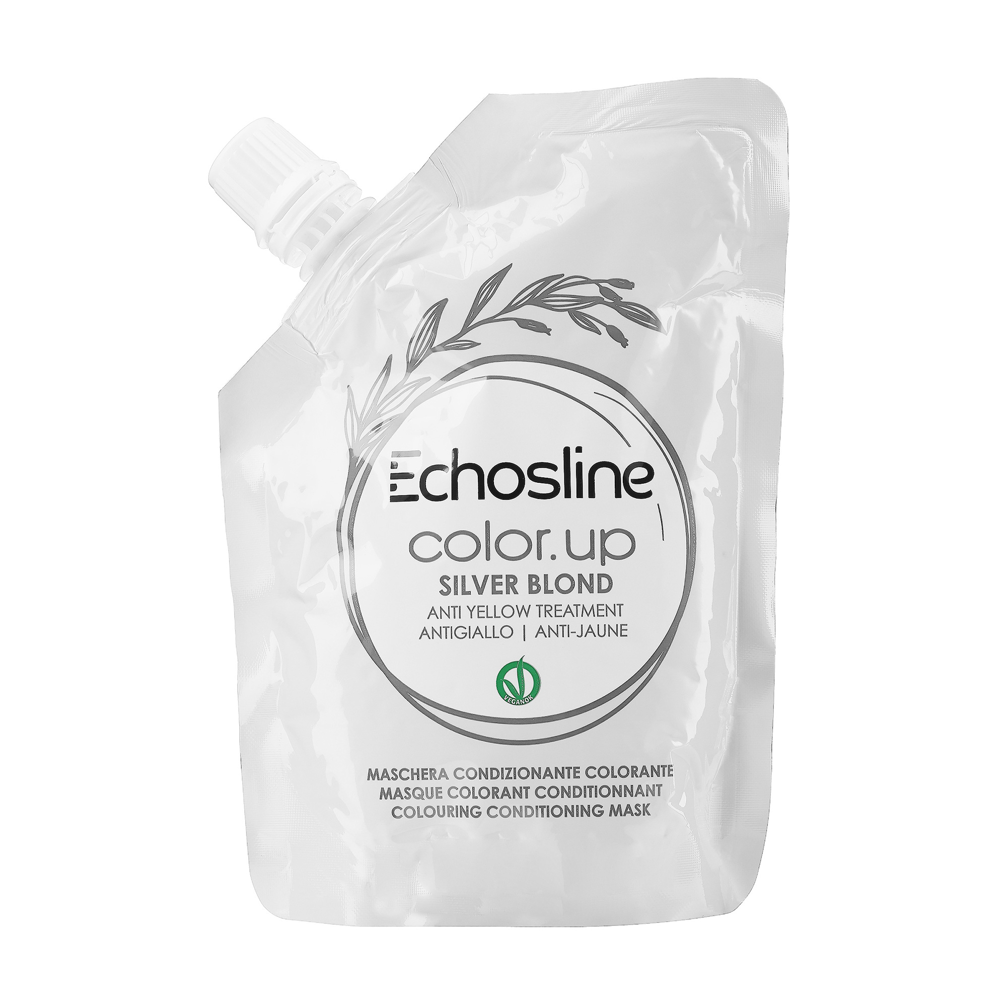 Тонувальна маска для волосся Echosline Color Up Colouring Conditioning Mask Silver Blond, 150 мл