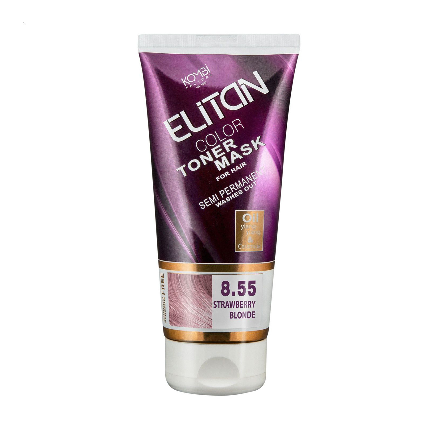 Тонувальна маска для волосся Elitan Color Toner Mask 8.55 Полуничний блонд, 150 мл