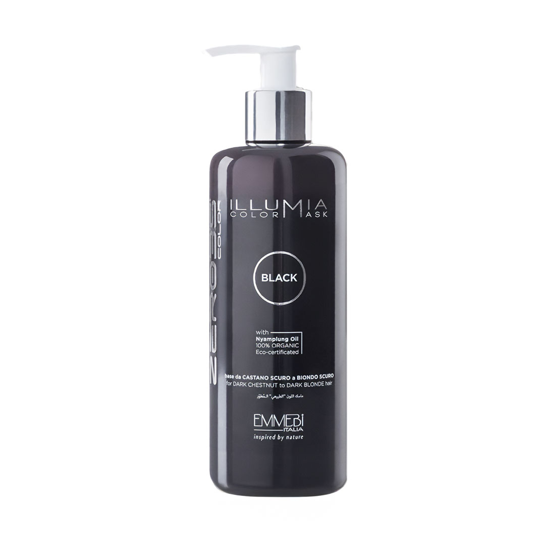 Тонувальна маска для волосся Emmebi Italia Illumia Color Mask, Black, 300 мл