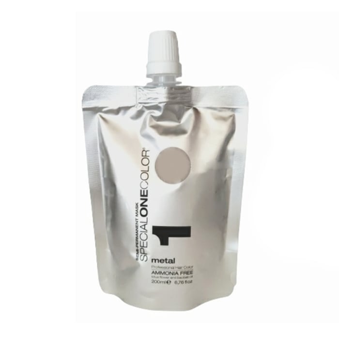 Тонувальна маска для волосся Trendy Hair Special One Color Semi-Permanent Mask 1 Metal, 200 мл