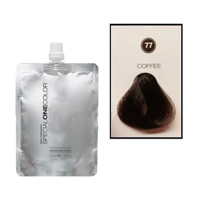 Тонувальна маска для волосся Trendy Hair Special One Color Semi-Permanent Mask 77 Coffee, 200 мл
