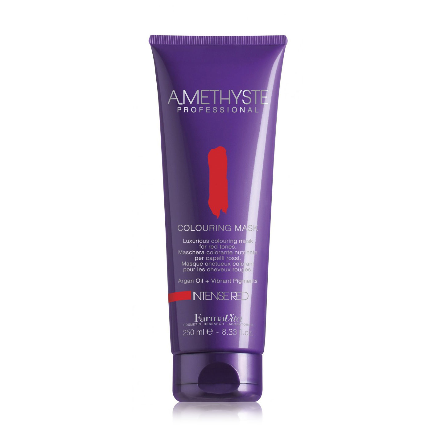 Тонувальна маска FarmaVita Amethyste Colouring Mask для фарбованого волосся Intense Red, 250 мл