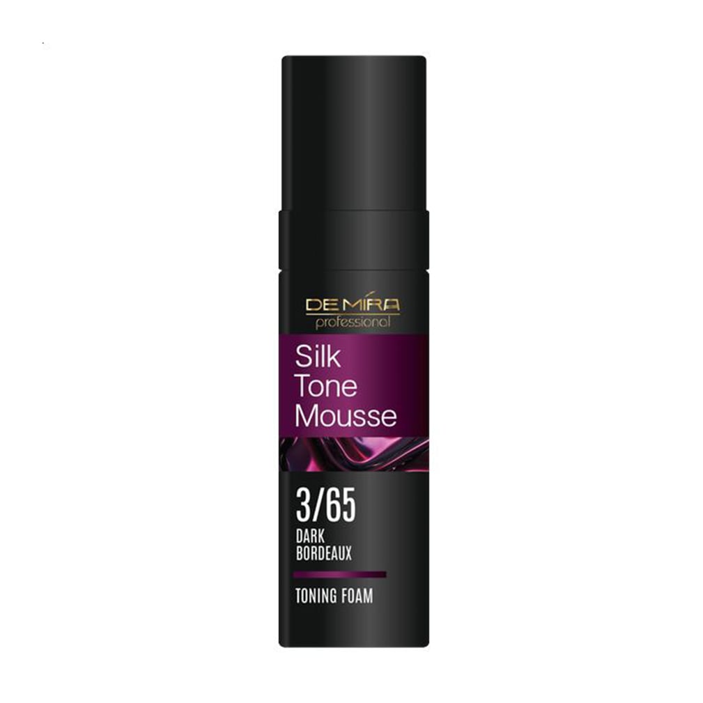 Тонувальна пінка для волосся DeMira Professional Silk Tone Mousse 3/65 Dark Bordeaux, 120 мл