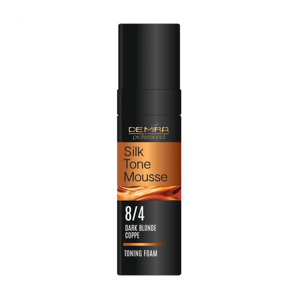 Тонувальна пінка для волосся DeMira Professional Silk Tone Mousse 8/4 Dark Blonde Copper, 120 мл