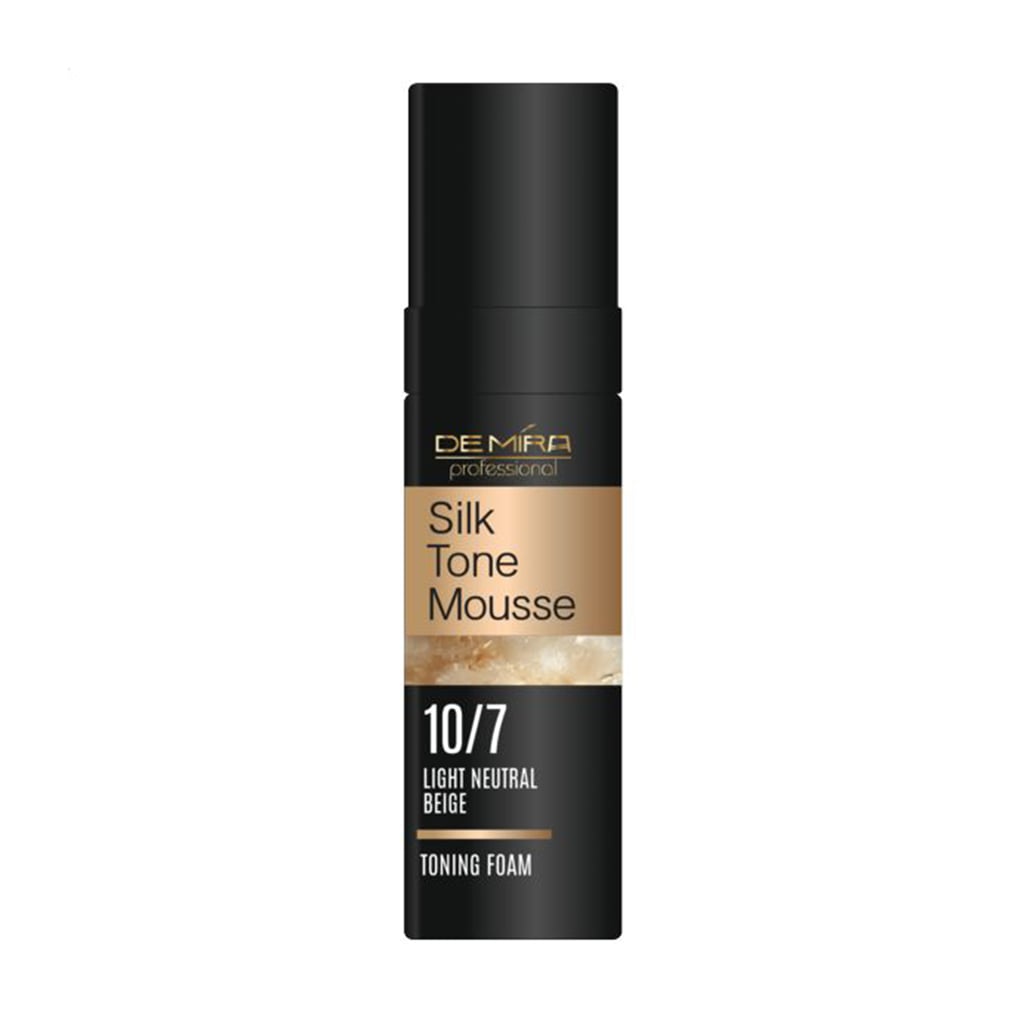 Тонувальна пінка для волосся DeMira Professional Silk Tone Mousse 10/7 Light Natural Beige, 120 мл