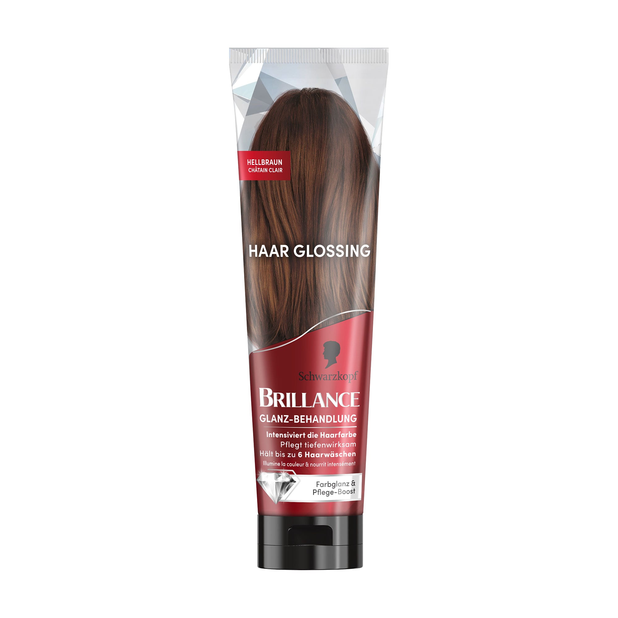 Тонувальний бальзам Brillance Hair Gloss Елегантний каштан, 150 мл