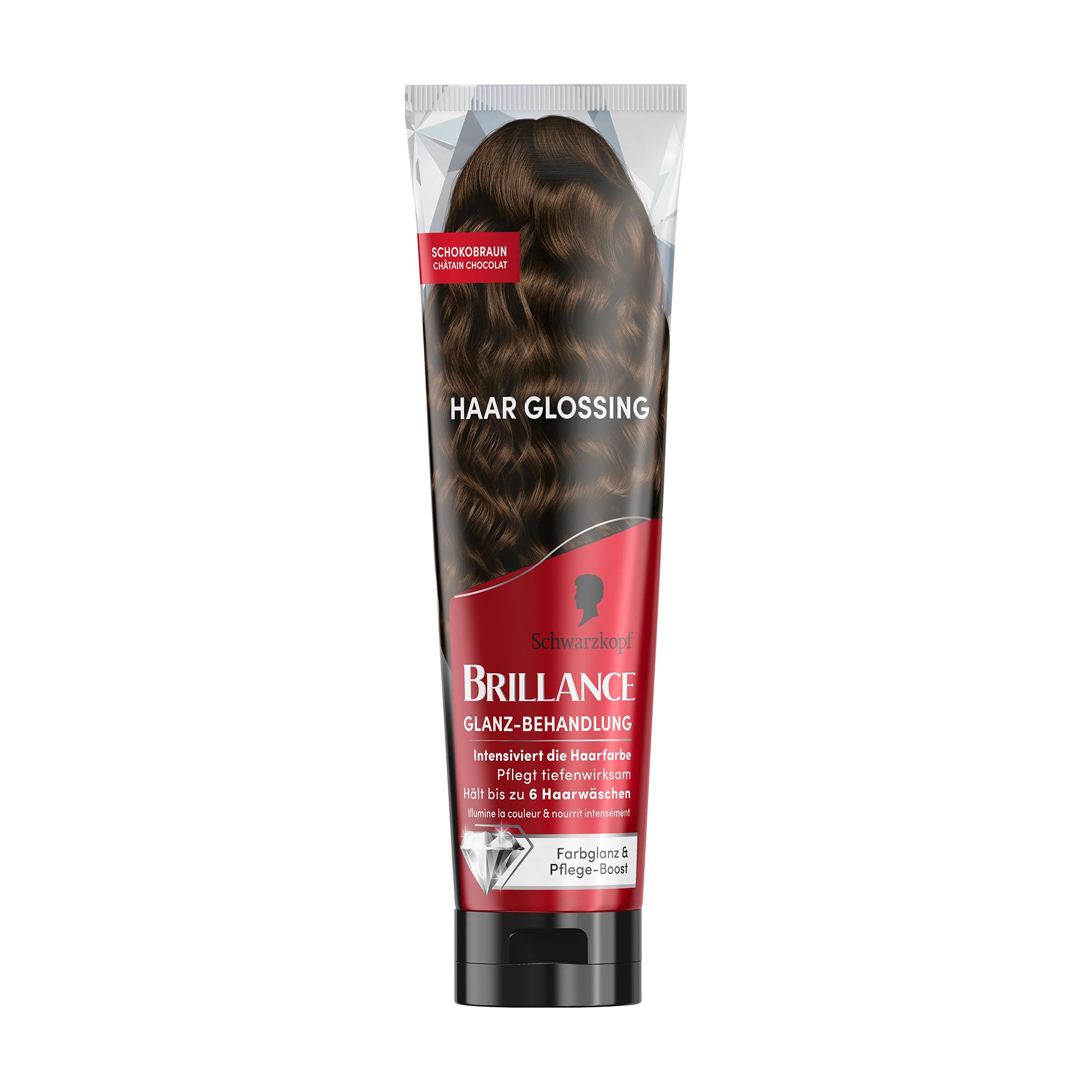 Тонувальний бальзам Brillance Hair Gloss Темний шоколад, 150 мл