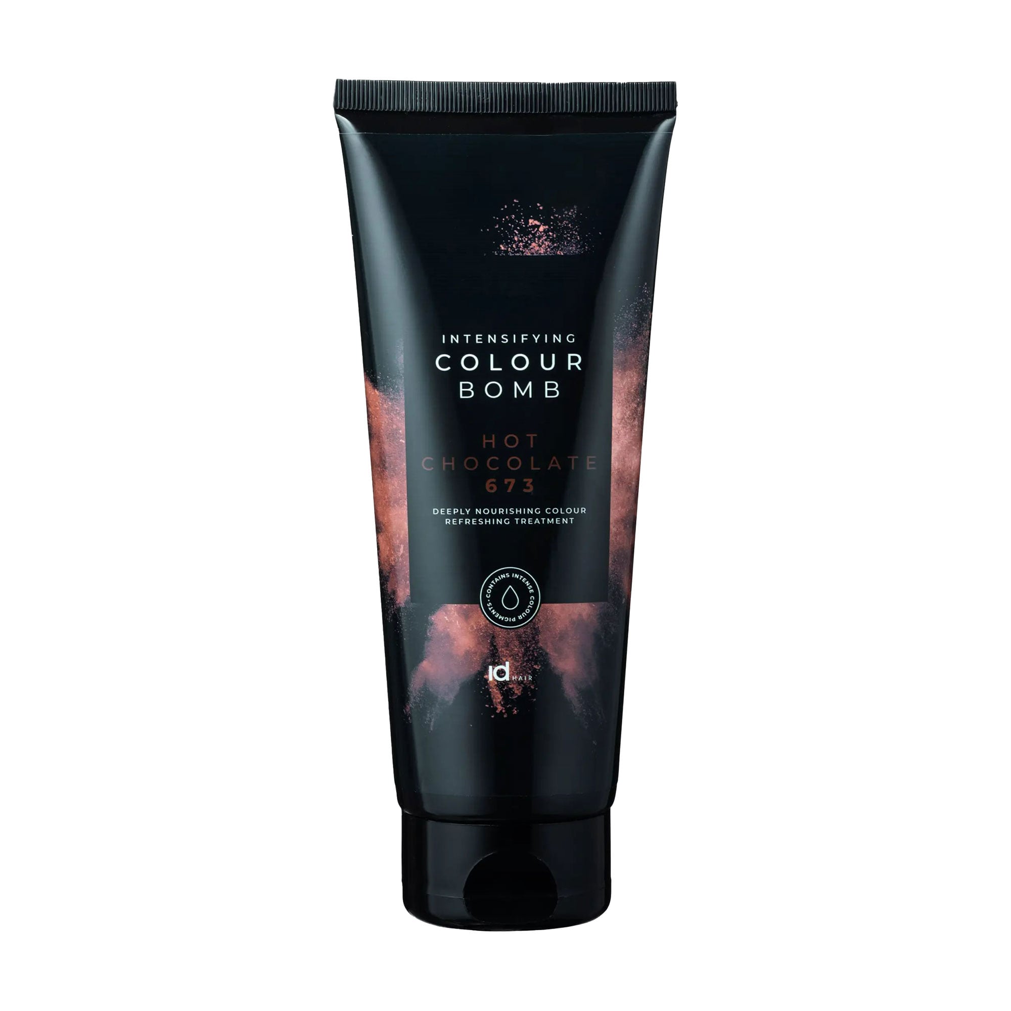 Тонувальний бальзам для волосся IdHair Intensifying Colour Bomb 673 Hot Chocolate, 200 мл
