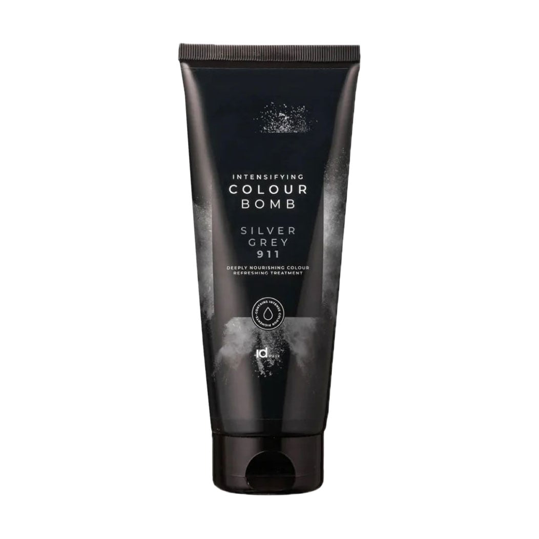 Тонувальний бальзам для волосся IdHair Intensifying Colour Bomb 911 Silver Grey, 200 мл