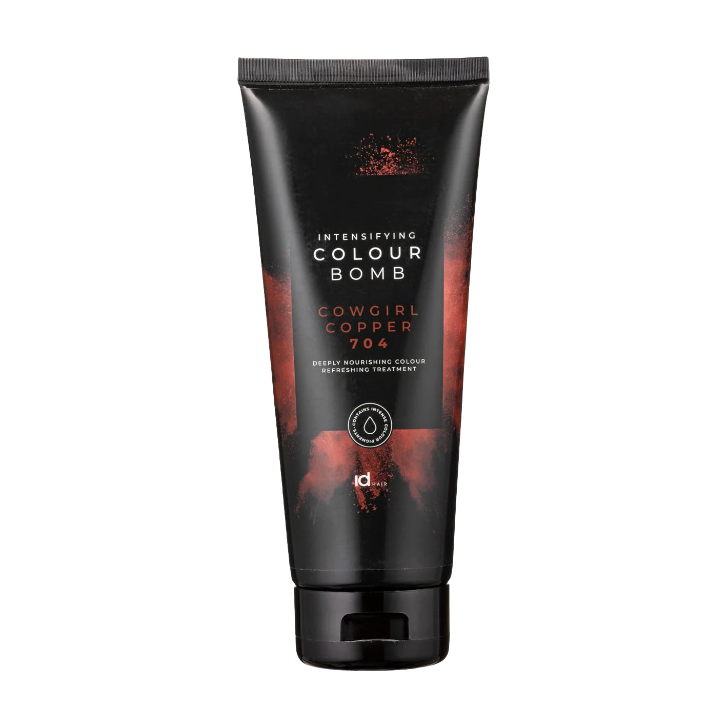 Тонувальний бальзам для волосся IdHair Intensifying Colour Bomb 704 Cowgirl Copper, 200 мл