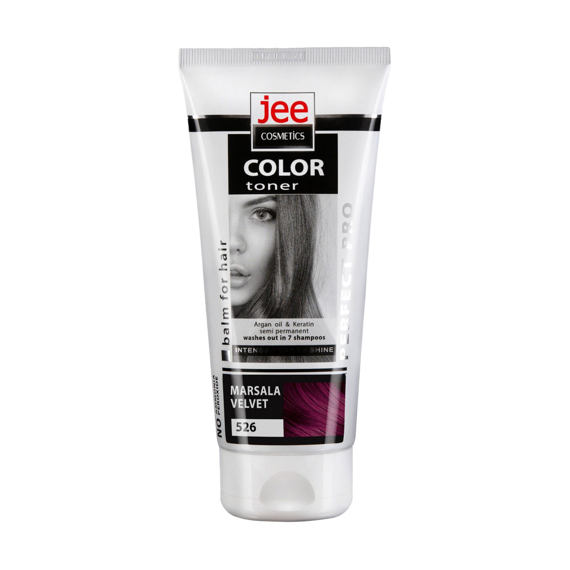 Тонувальний бальзам для волосся Jee Cosmetics Color Toner Balm 526 Marsala Velvet, 150 мл