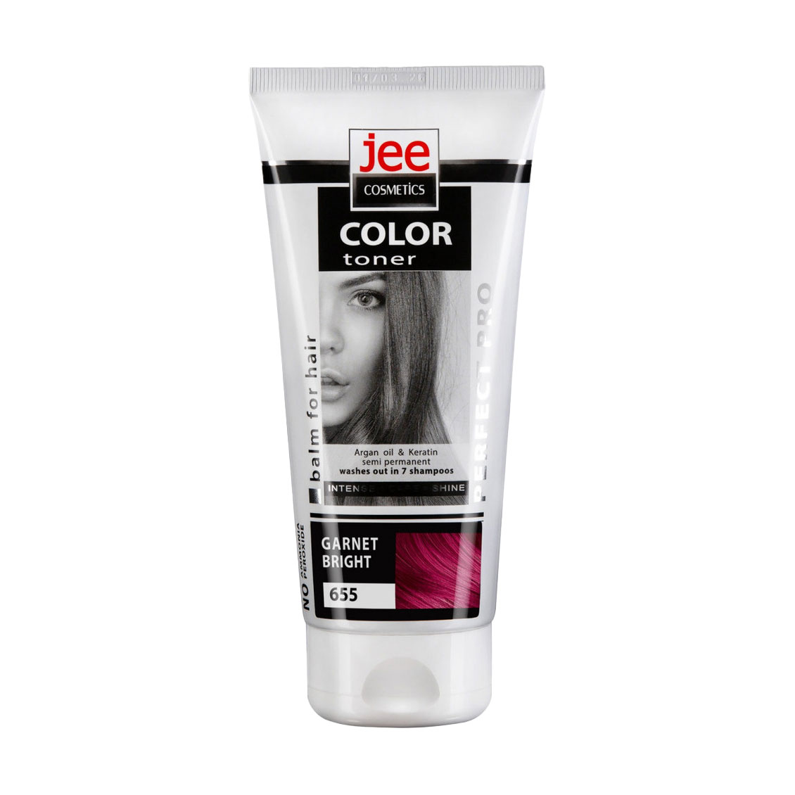 Тонувальний бальзам для волосся Jee Cosmetics Color Toner Balm 655 Garnet Bright, 150 мл