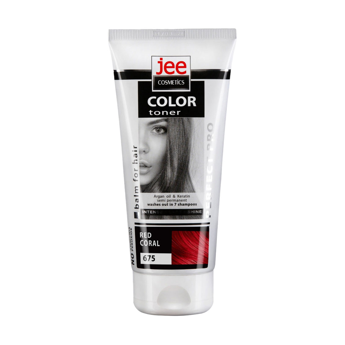 Тонувальний бальзам для волосся Jee Cosmetics Color Toner Balm 675 Red Coral, 150 мл