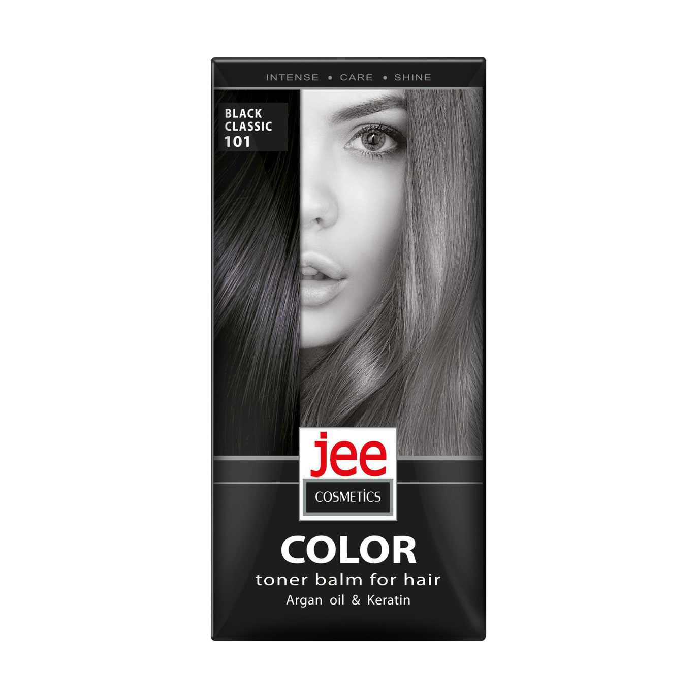 Тонувальний бальзам для волосся Jee Cosmetics Color Toner Balm 101 Black Classic, 30 мл