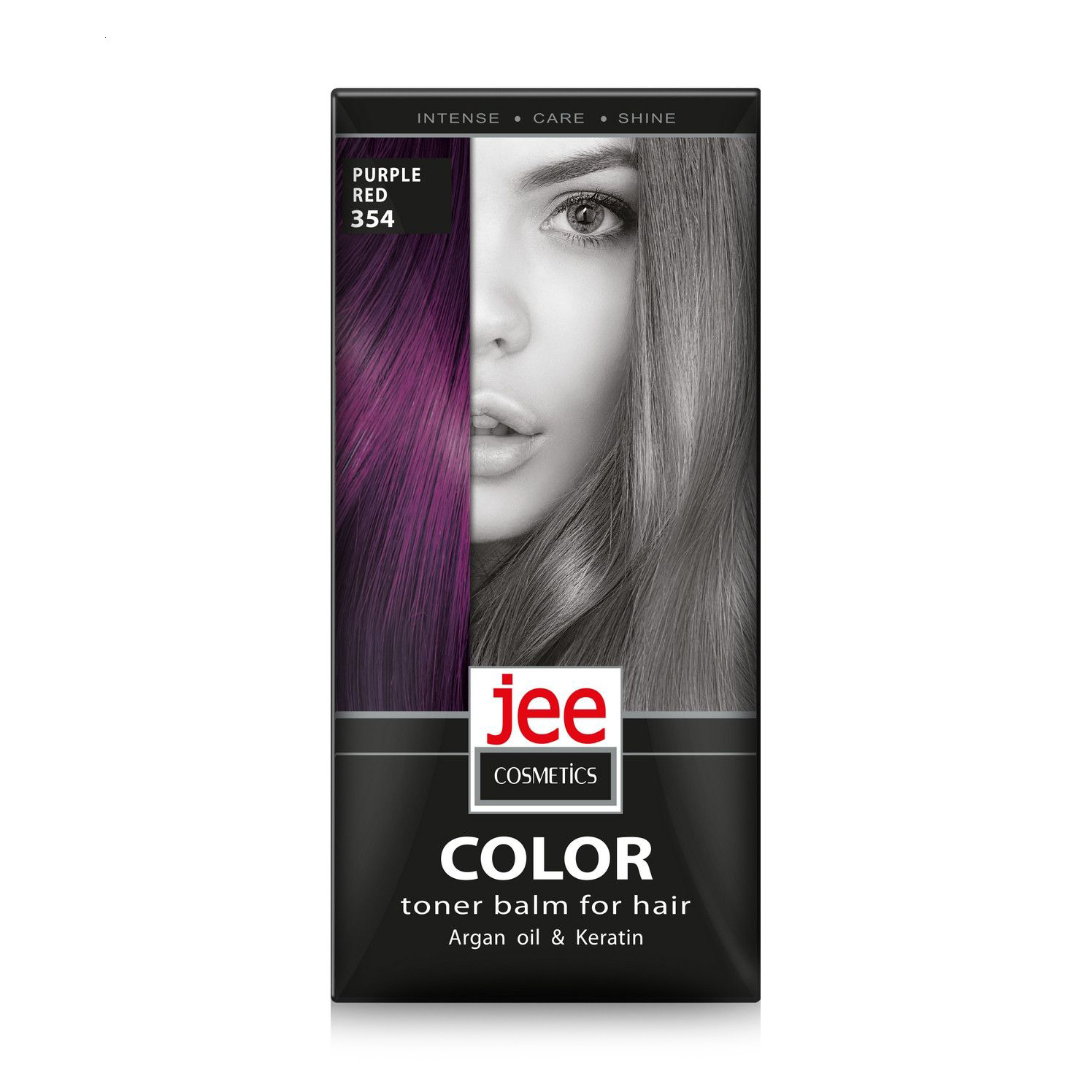 Тонувальний бальзам для волосся Jee Cosmetics Color Toner Balm 354 Purple Red, 30 мл