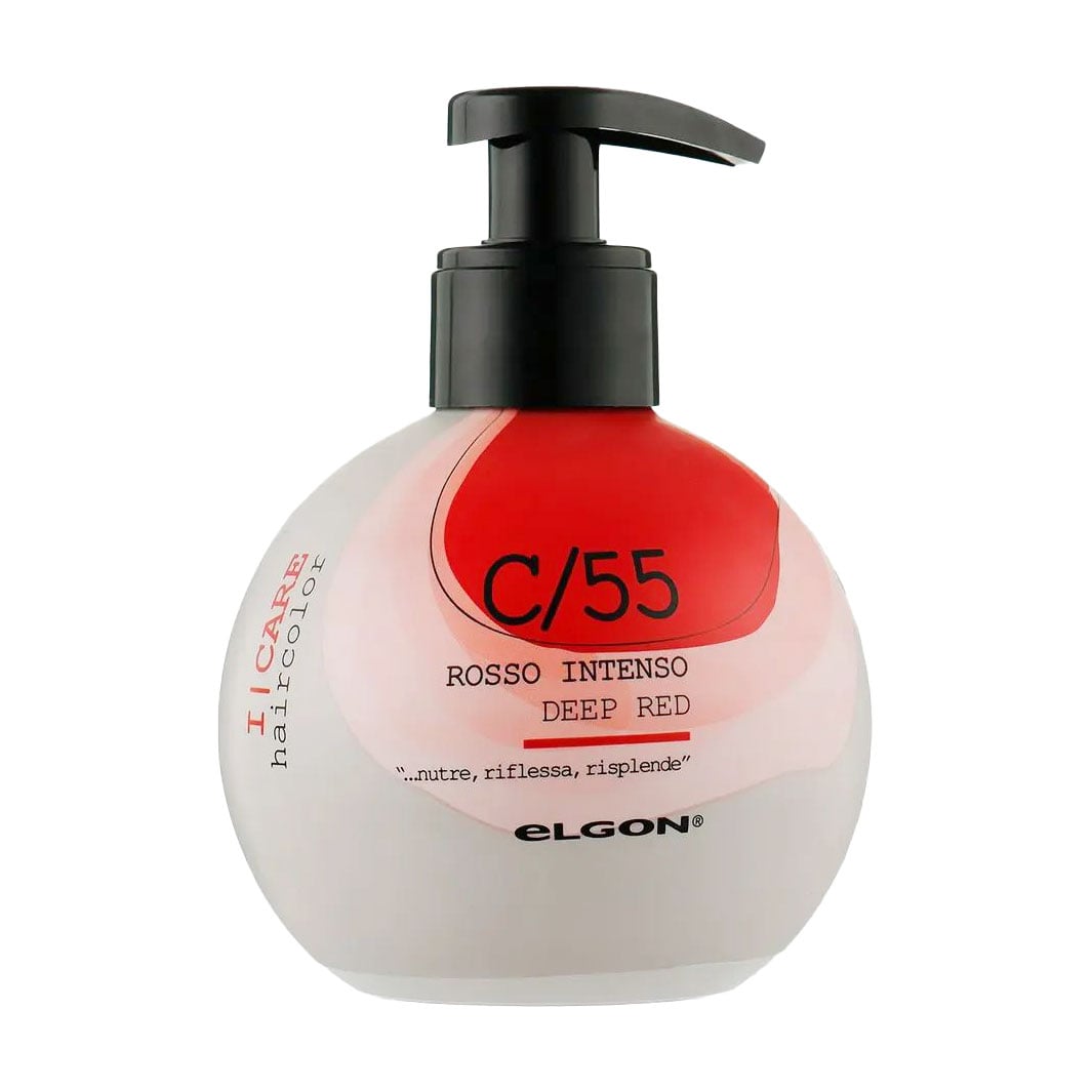 Тонувальний кондиціонер для волосся Elgon I-Care Coloring Conditioner C/55 Deep Red, 200 мл