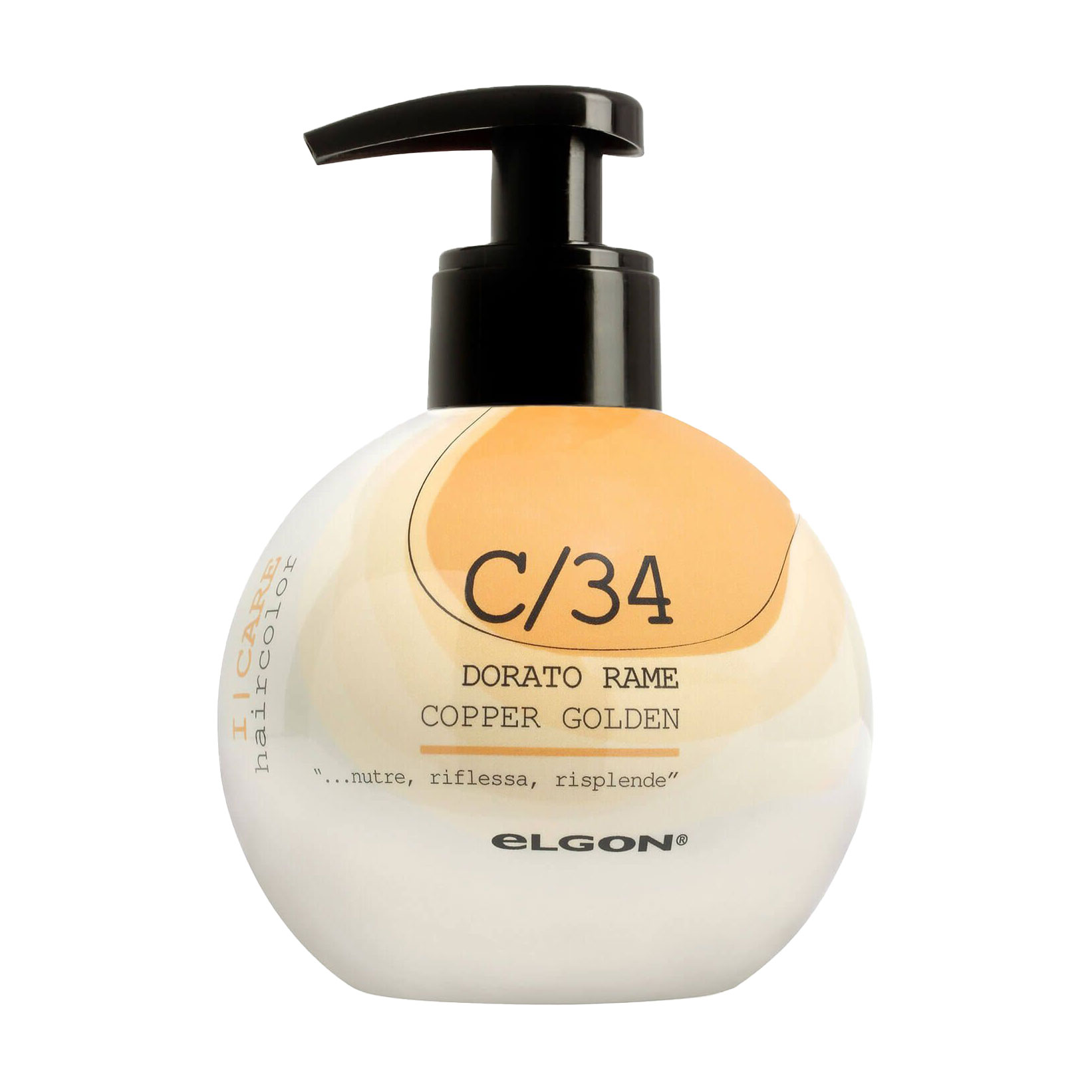 Тонувальний кондиціонер для волосся Elgon I-Care Coloring Conditioner C/34 Copper Golden, 200 мл