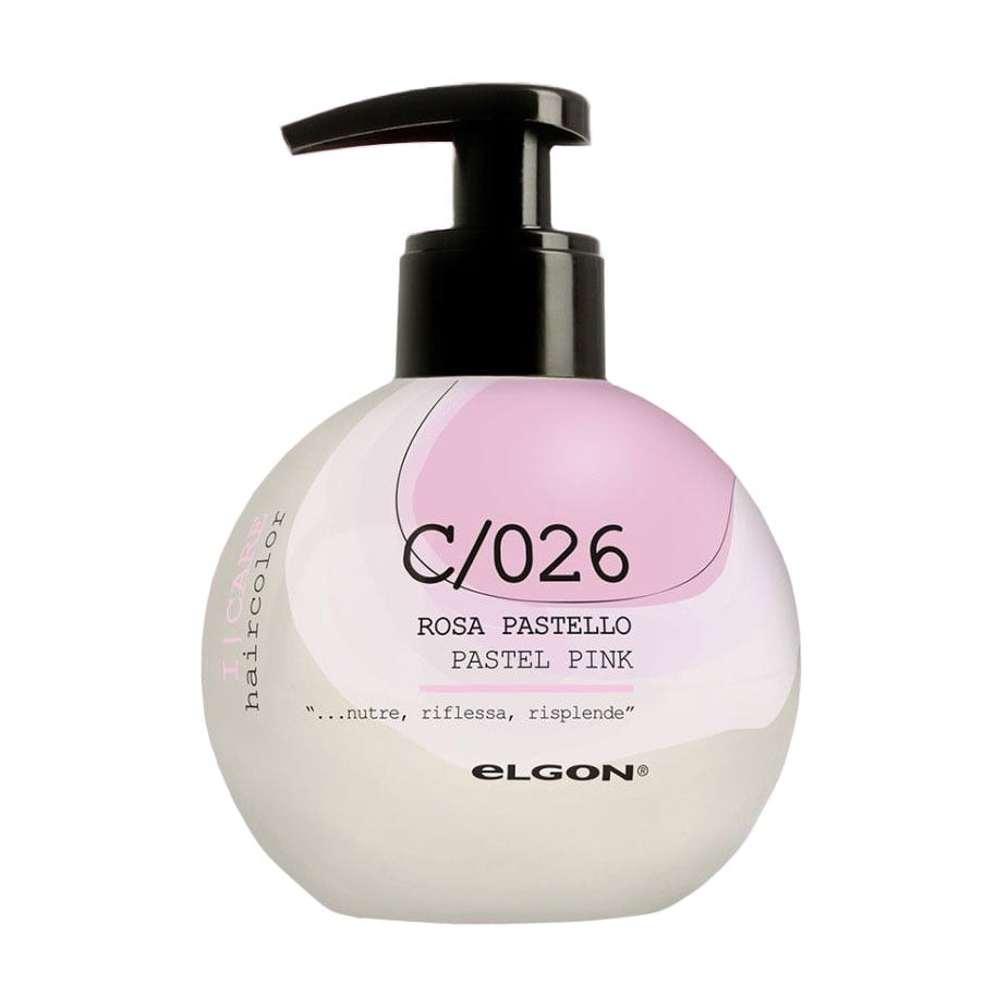 Тонувальний кондиціонер для волосся Elgon I-Care Coloring Conditioner C/026 Pastel Pink, 200 мл