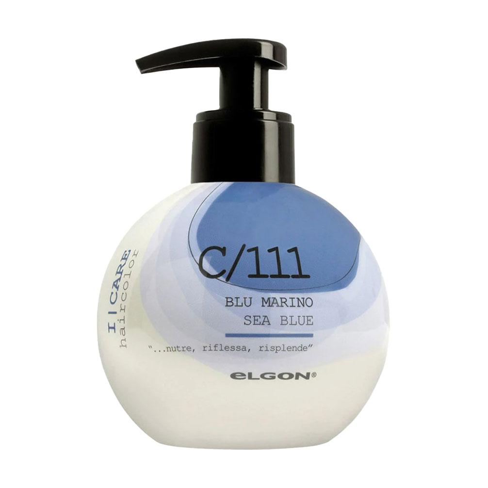 Тонувальний кондиціонер для волосся Elgon I-Care Coloring Conditioner C/111 Sea Blue, 200 мл