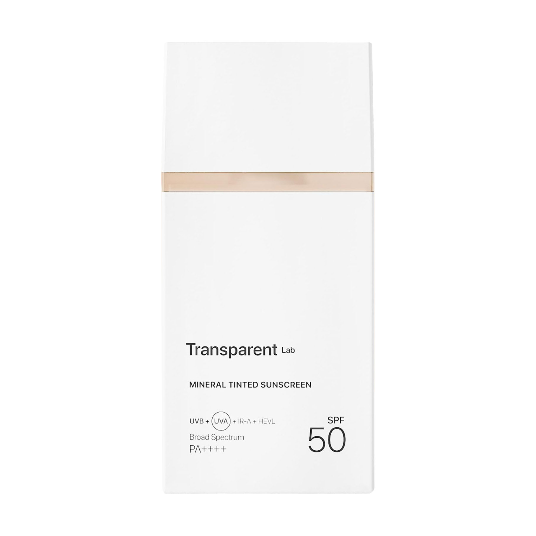 Тонувальний мінеральний сонцезахисний крем для обличчя Transparent Lab Mineral Tinted Sunscreen SPF 50 PA++++ Light, 100 мл