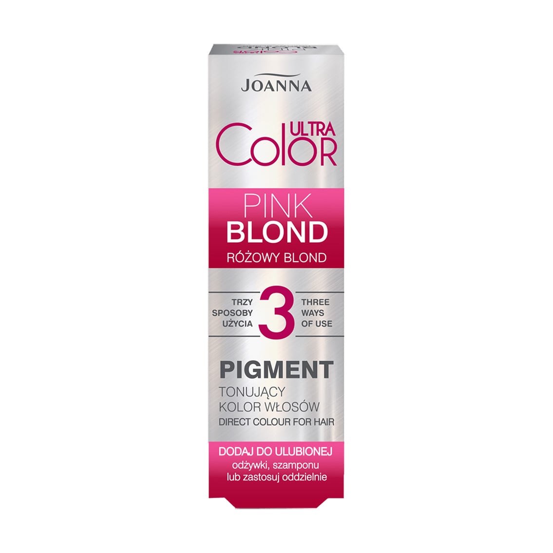 Тонувальний пігмент для волосся Joanna Ultra Color Pigment Pink Blond, 100 мл